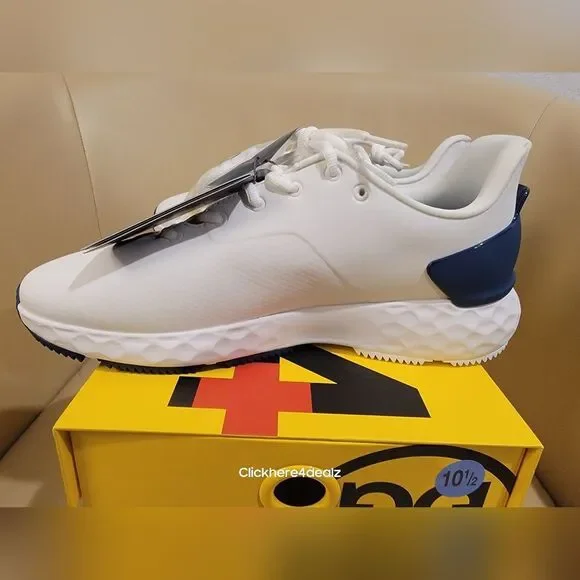 G/FORE GFORE MG4+ Limited Solid Golf Shoes Sneaker Men's Size 10.5 White Blue - Picture 4 of 11